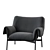 Contemporary Wrap Lounge Chair - Enhance Your Space 3D model small image 2