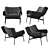 Contemporary Wrap Lounge Chair - Enhance Your Space 3D model small image 3