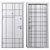 Title: Prime-M Metal Entry Door 3D model small image 4