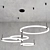 Elegant BRUNI Chandelier by Kuzco 3D model small image 2