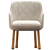 Modern Armchair Rozy with Armrests 3D model small image 2