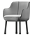 Modern Armchair Rozy with Armrests 3D model small image 3