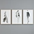 Modern Watercolor Portrait Frame Set 3D model small image 4