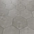 Hexagon Urban Ceramic Tiles 3D model small image 2