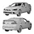 Mitsubishi Lancer 10 3D Model 3D model small image 5