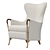Luxury Giorgetti Armchair Design 2014 3D model small image 4