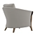 Modern Italian Armchair by Giorgetti 3D model small image 2