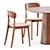 Trendy and Compact Dining Set 3D model small image 3