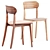Trendy and Compact Dining Set 3D model small image 4
