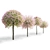 Japanese Willow Trees Bundle 3D model small image 3