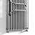 Elegant Vertical Hot Water Radiator 3D model small image 2