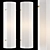 Ribbed Glass Wall Sconce 3D model small image 2