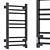 Electric Towel Warmer Penelopa White 3D model small image 1