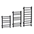 Electric Towel Warmer Penelopa White 3D model small image 2