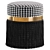 Elegant Blue Pouf Arwen 3D model small image 4