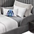 Elegant Avalon Kids Bed 3D model small image 3