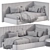 Elegant Avalon Kids Bed 3D model small image 5