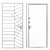 Corsa-M Metal Entry Door (QDoors) 3D model small image 4