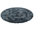 Plush Round Rug, Nine Colors 3D model small image 4