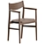 Contemporary Kamuy Chair Set, 3-Piece 3D model small image 2