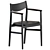 Contemporary Kamuy Chair Set, 3-Piece 3D model small image 3