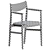 Contemporary Kamuy Chair Set, 3-Piece 3D model small image 4