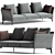 Elegant Lema JERMYN Sofa 3D model small image 1