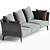 Elegant Lema JERMYN Sofa 3D model small image 2