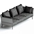 Elegant Lema JERMYN Sofa 3D model small image 3