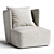 Modern Elvina Fabric Armchair - 

Translation: Современное кресло из ткани Эльвина 3D model small image 1