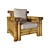 Samaya Joenfa Bamboo Living Room Chair 3D model small image 1