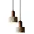 Travertine Stone Pendant Light - Chic Modern Décor 3D model small image 1