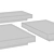 Modern Minimalist Molteni&C MARTEEN Coffee Tables 3D model small image 3