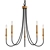 Farmhouse 5-Light Chandelier Lighting 3D model small image 1