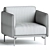 Elegant Boconcept BERNE Chair 3D model small image 3