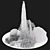 Plants & Rocks Collection Vray Model 3D model small image 7