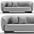 Modern HUG Sofa 3D Model 3D model small image 3