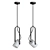 Freya Elori Pendant Light: Elegant & Functional 3D model small image 3