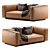 Modern Flexform Grandemare Sofa 3D model small image 1