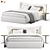 Modern Elegance: Pianca Embrace Bed 3D model small image 2