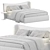 Modern Elegance: Pianca Embrace Bed 3D model small image 7