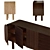 Elegant Palma Cabinet in Muted Tones 3D model small image 3