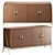 Mallund Cosmorelax Oak Sideboard 3D model small image 4