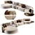 Delcourt OZE Modular Sofa 3D model small image 1