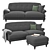 Ikea Esseboda 3-Seat Sofa Set 3D model small image 3