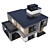 Contemporary Individual House Model 3D model small image 4