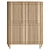  Koppar Teak Cupboard with 4 Doors 3D model small image 2