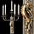 Dragon Wall Light Fixture - 5 3D model small image 1