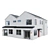 Low Poly American House 03 3D model small image 4