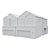 Low Poly American House 03 3D model small image 5